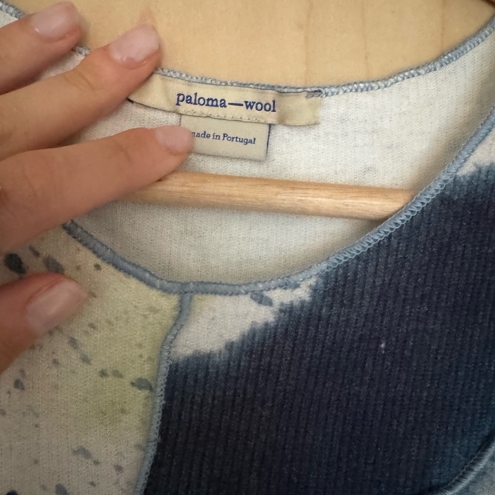 Paloma Wool Ribbed Cotton Midi Dress - Picture 3 of 5